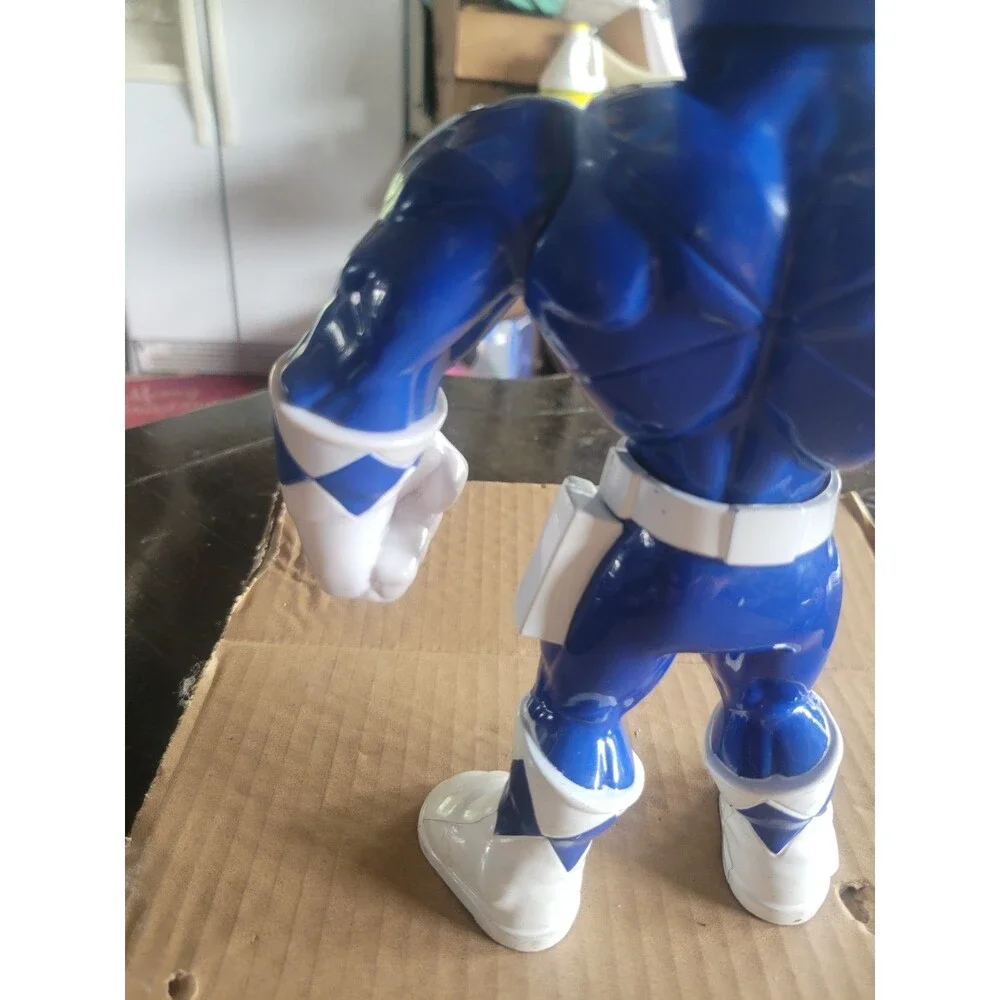 Blue Power Ranger Action Figure SCG size is 9.5” Tall
